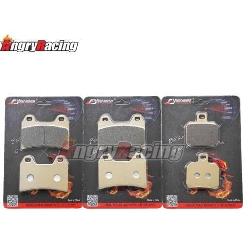 Motorcycle Front Rear Brake Pads sets For Benelli TNT 899 Tornado Tre 2007-2016 TNT 1300 Cafe Racer 2005 Tre 1130 K Amazonas