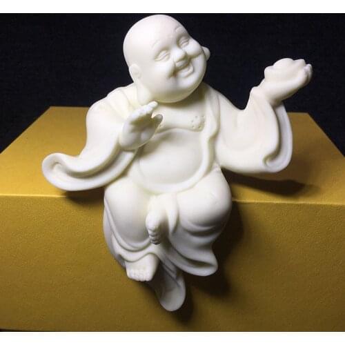 Suspension Big Belly Laughing Buddha statue Modern Art Hand Sculpture Chinese Lucky Buddha Statue Home living room decorations