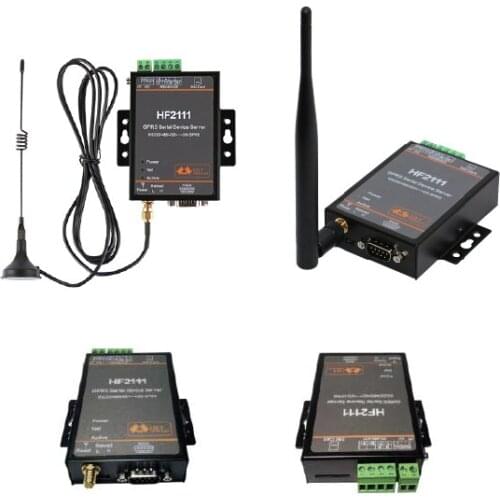 Industrial GPRS DTU HF2111 Serial Port RS232 RS485 RS422 to 2G GPRS Converter Device Server