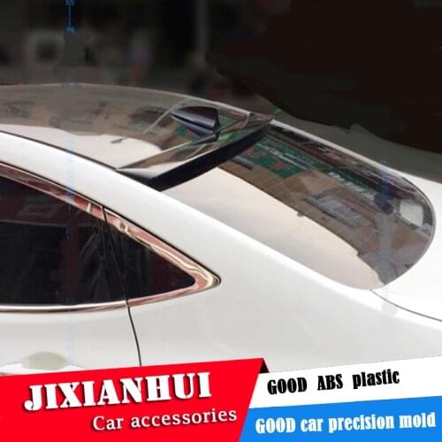 For Hyundai Accent Spoiler 2011-2016 VERNA Accent Spoiler YWk ABS plastic Material Car Rear Wing Color Rear Spoiler