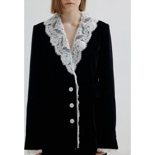 Женские бархатные пиджаки TSDFC China At AliExpress