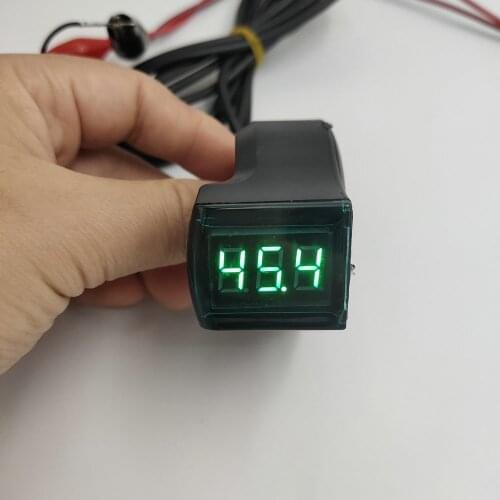 Voltmeter 12-120V Battery Level Indicator with Lock+Switch+Shifter Electric Bicycle ACCESSORY Scooter MTB Tricycle ATV Parts