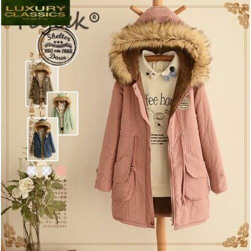 Women Fashion Winter Jacket Clothes 2021 Korean Padded Warm Long Parka Coat Female Ladies Casaco Feminino Hiver OUr052