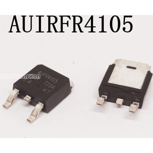 10pcs X AUIRFR4105 AUFR4105 TO-252 NEW Free Shipping
