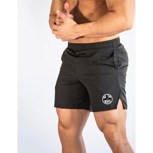 2021 Brand Mens Fashion Gym Training Shorts Men Sports Casual Clothing Fitness Workout Running Quick-drying Compression Shorts