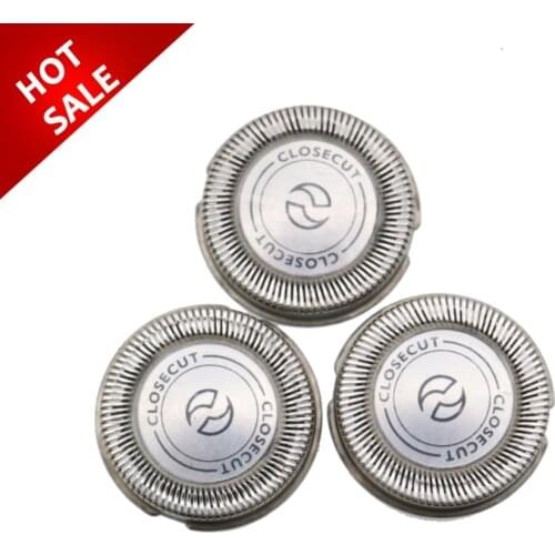 3pcs/lot Replacement Shaver Head for philips HQ56 HQ55 HQ4+ HQ3 Reflex Plus HQ6843 HQ300 HQ64 HQ916 CloseCut Shaver Heads
