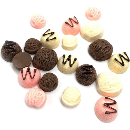 5PCS Mini Waffle Sandwich Cake Trinkets Decor Figurine Cup Food Cabochon Toys Dollhouse/Miniatures DIY Phone Case Accessories