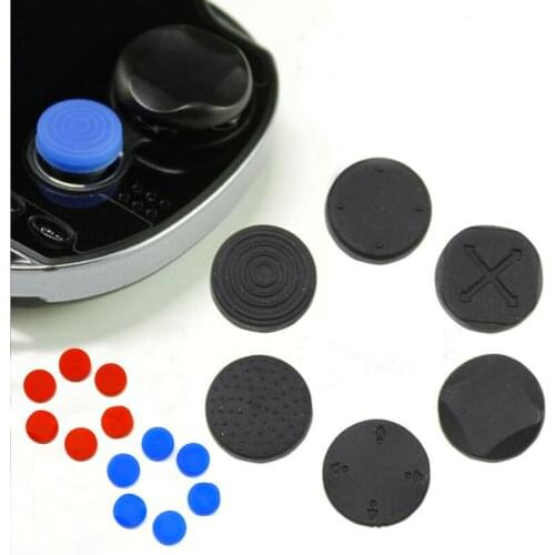 6 In 1 Silicone Thumbstick Grip Cap Joystick Analog Protective Cover Case For Sony PlayStation Psvita PS Vita PSV 1000/2000 Slim