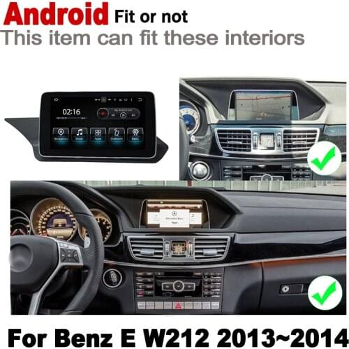 Android 7.0 up IPS car player For Mecerdes Benz E W212 2013~2014 NTG original Style Autoradio gps navigation 2 Din BT WiFi