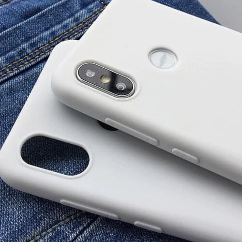 White color For Xiaomi Mi MIX 2S Case soft Back Cover Case Back Case For Xiaomi Mi MIX2 S Protective Full Frosted Cases