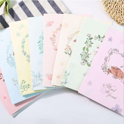 2pack Healing Forest A4 large letter paper 3envelopes with 6letter paper Writing Paper Gift Stationery