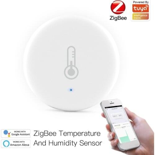 Tuya ZigBee Temperature Sensor Smart Air Pressure Humidity Environment Sensor Zigbee Smart Control For Tuya/Smart Life App