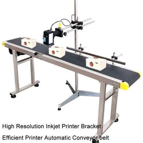 Bracket for Handheld Inkjet Printer Production Line Automatic Conveyor Belt & Bracket & Photoelectric Switch Sensor