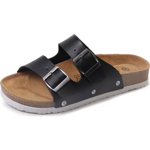 Summer 41-44 Large Size Platform Sandals Beach Shoes Lovers Fashion Wild Sandals Women Summer Non-slip