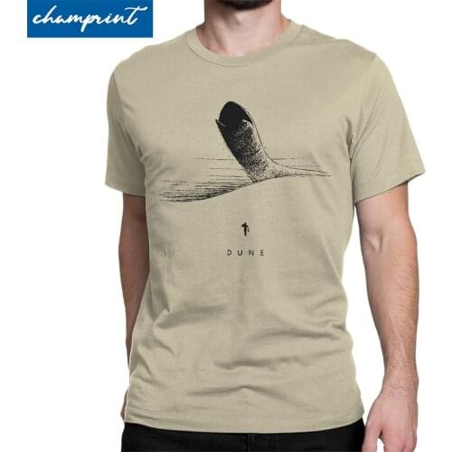 Dune Herbert Frank Arrakis Sandworm Science Fiction Mens T Shirts Plus Size Tees Crew Neck T-Shirt Original Clothing