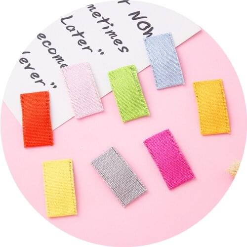 2020 New Cotton Linen Hair Clips For Girls Solid Color Hairpins Customized Barrettes Summer Headwear Baby Girl Hair Accessories