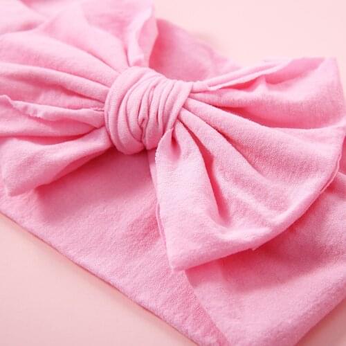 2020 New Arrival Time-limited 27pcs/lot Cute Baby Bows Nylon Headband For Children Newborn Turban Toddler Accessories Wholesale