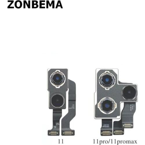 Original 100% Test Working Back Rear Camera With Flash Module Sensor Flex Cable For iPhone 11 Pro Max