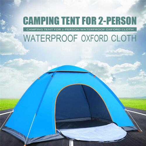 Outdoor Automatic Tents Camping Waterproof Tents 1 or 2 People Portable Folding Tent Beach Camping Travel Hunting Pop Up Tent