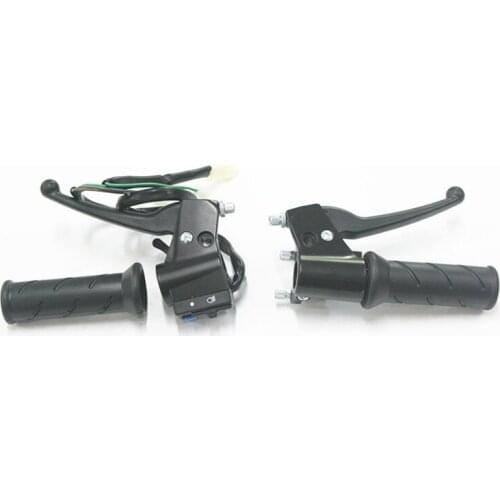 HANDLEBAR SWITCH ASSEMBLY 2x 7/8" Motorcycle Handlebar Horn Turn Signal Electric Start Lever Controller PGT P50 handle Switch