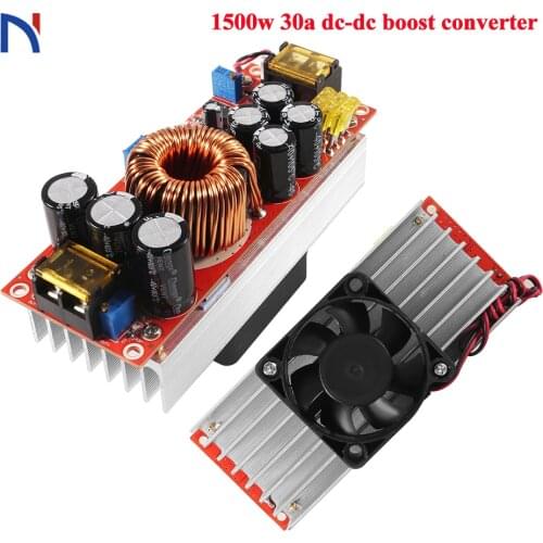1500W DC-DC Step-up Boost Converter 10-60V to 12-90V 30A Constant Current Power Supply Module LED Driver Voltage Power Converter