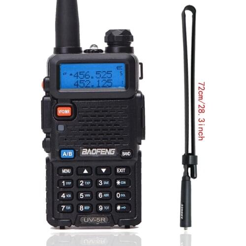 Baofeng UV-5R long Range Interphone VHF 136-174 MHz & UHF 400-520 MHz UV5R Dual Band Dual Display Walkie Talkie Two Way Radio