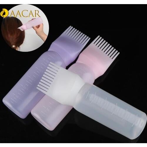 Oil Comb Hair Dye Bottle Applicator Brush Bottles Dyeing Shampoo Bottle Styling Tool Hair Coloring Applicator Tools Hair Dye
