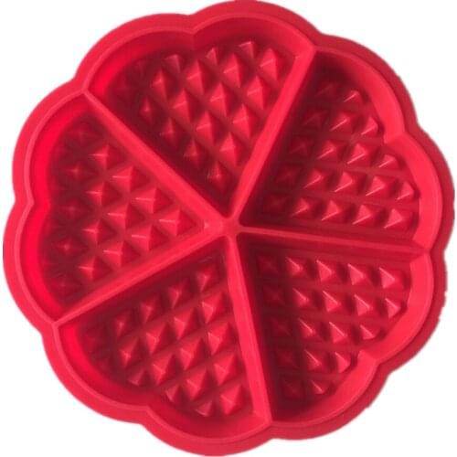 Silicone Soap Molds Heart-shaped DIY Handmade Mold for Bundt Cake Cupcake Muffin Coffee Pudding Candle Making Supplies Tool