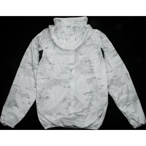 TMC3245-MP new skin windbreaker snow camouflage white