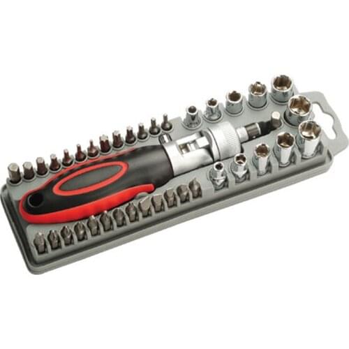 High Quality SD-2309 40Pcs Reversible Ratchet Screwdriver W/Bits&Sockets Set Hand Tools Screwdriver Set Torx Hex