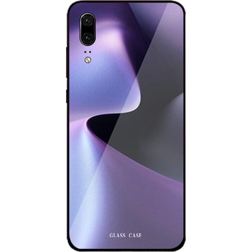 Tempered Glass Back Case For Huawei P20 Pro P20 Lite Anti Scratch Shockproof Explosion-proof Cover For Huawei P20 Lite p20 pro