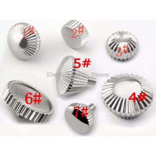 1pcs Watch Crown Stainless Steel fit Seagull ST36 eta 6497,6498 movement