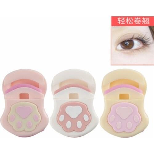 1Pcs new Professional Mini Eyelash Curler Portable Eye Lashes Curling Clip Cosmetic Makeup Tool Accessories Eyelash Tools