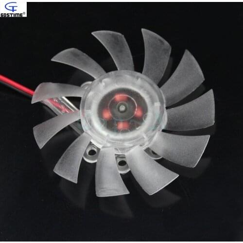 100pcs 65mm DC 12V 2pin Computer Graphics VGA Video Card Heatsink Cooler Cooling Fan 65x65x10mm