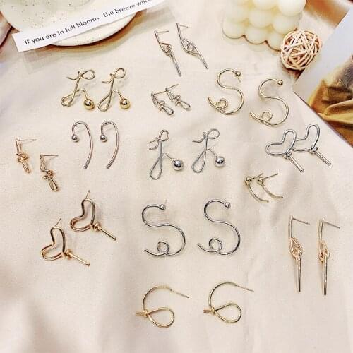 Geometric Irregular Series Earrings Simple Female Earrings Female Temperament Earrings Jewelry Accessories for Women