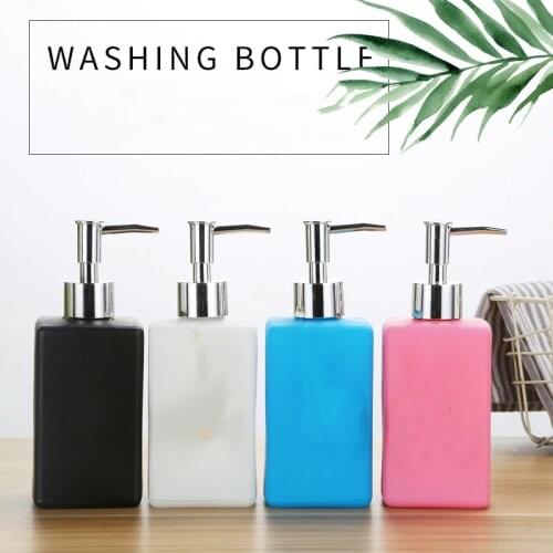 500ML Shampoo Pressing Refillable Cream Lotion Dispenser Bottles Shower Container for Liquid Soap Shower Gel Hand Sanitizer