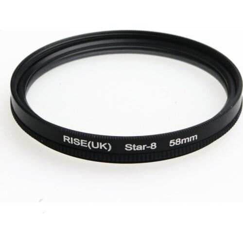 58MM 8 Point Star Filter for Canon EF 18-55mm 50mm 85mm Camera Lens