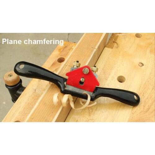 9"/215mm Adjustable Woodworking Hand Wood Planer Screw Planer Shave Wood Cutting Edge for Carpenter Manual Hand Tools