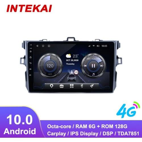 9" Android 10.0 Car Radio GPS Navigation autoradio multimedia player for Toyota corolla 2006 2007 2008 2012 head unit stereo