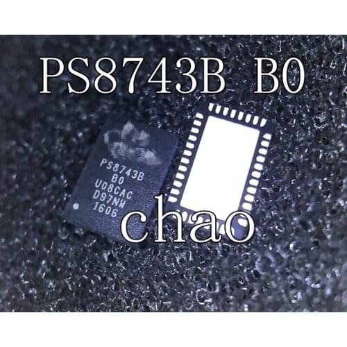 Freeshipping 5pcs/ PS8743B PS8743 8743B BO B0 PS8743BQFN40GTR-B0 PS8743BQFN40GTR NEW