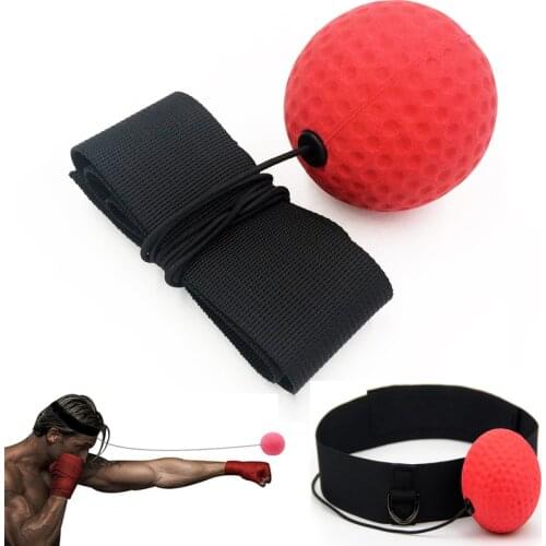 Fight Punching Boxing Reflex Ball Exercise Equipment Punch Ball Speedball For Kids Adults Workout And Fitness Boxing Headband