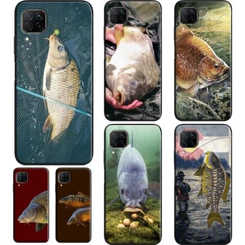 Common Carp Case For Huawei P20 Lite P40 Mate 20 Pro P30 Phone Cover For Huawei P Smart 2019 2021 Z