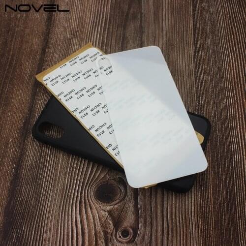 For iPhone X XS Max XR 2D TPU Tempered Glass Phone Case Custom For Sublimation Blank Heat Press Printing
