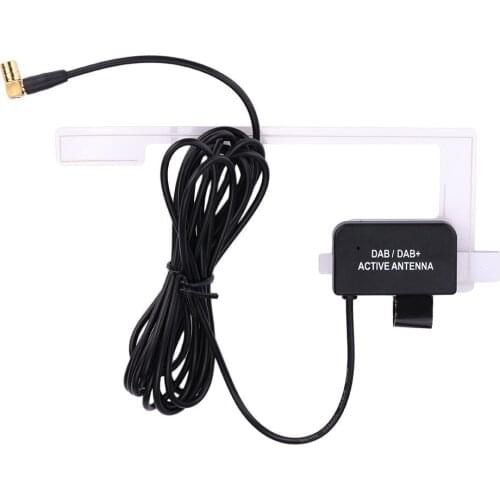 DAB SMB Car Digital Active Antenna for Radio TV Receiver Box Auto car Radio Aerial 3 meters Antenna Cable strong stable signal