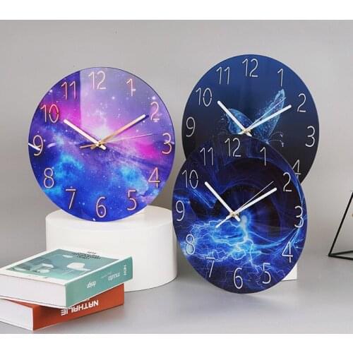 Modern decor minimalist decor wall decor Clocks and watches living room home wall clock mute creative quartz clock bedroom clock