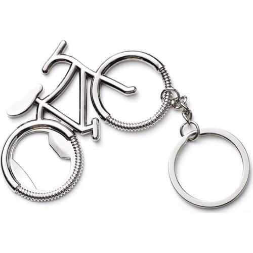 Cool bicycle keychain for men key ring bike key chain creative bottle opener keychain portachiavi llaveros hombre bag charm