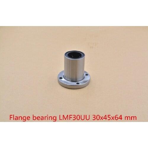 LMF30UU 30mmx45mmx64mm round flange linear ball bearing bushing for rod shaft cnc part 1pcs