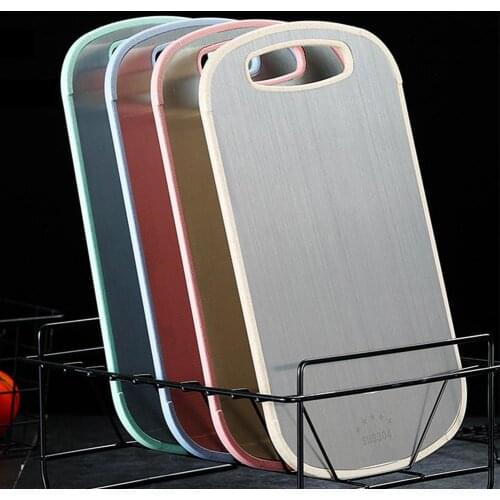Multifunction 304 Stainless Steel Cutting Board Anti-mild Fruit Vegetable Fish Meat Kitchen Chopping Board
