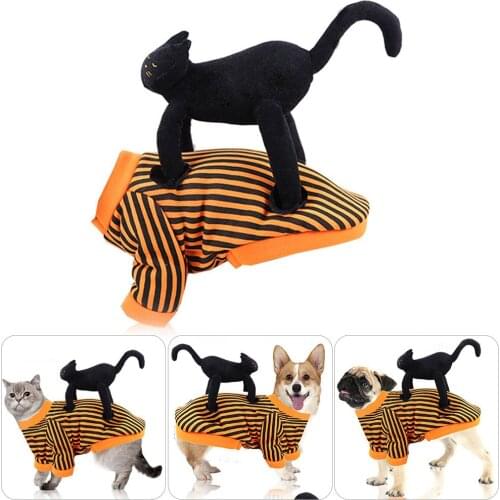 Pet Dog Clothes Halloween Costume Coat Warm Puppy Hoodie Cosplay Clothing Chihuahua Yorkie Outfits Party Bat Spider Pet Clothes