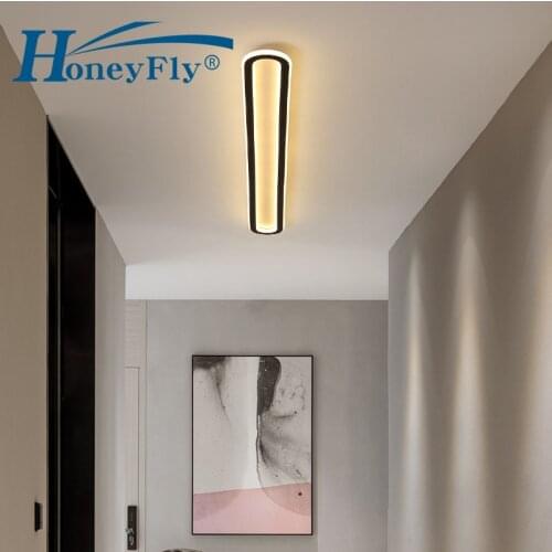HoneyFly Simplicity LED Ceiling Lamp 40/60cm 220V Mounted Light Rectangular Bedroom Aisle Corridor Balcony Entrance Surface
